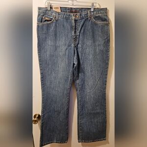 Eddie Bauer Bootcut Denim Jeans Blue Women's Size 16 NWT